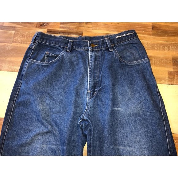 FR Men's Flame FIRE Resistant Jeans Size 36 x 30 ATPV 14.2 CAL/CM SPEDMILL - Picture 2 of 7